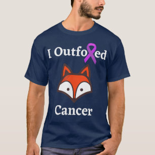 Lymfoom Bewustzijn Paars Kankeroverlevende Violet T-shirt