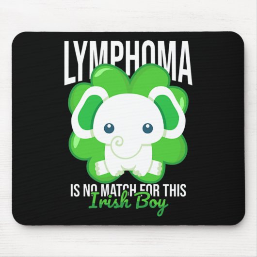 Lymfoom Bloedkanker Bewustzijn St Patricks Dag Le Muismat (Voorkant)