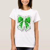 Lymfoom Cure Christmas Bow Shirt (Voorkant)