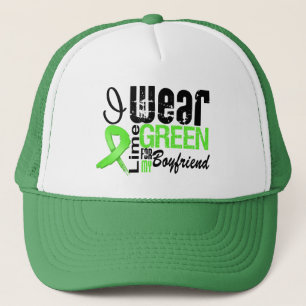 Lymfoom Ik Draag Lime Green Ribbon BOYFRIEND Trucker Pet
