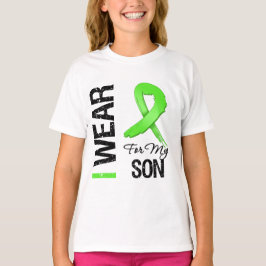 Lymfoom Ik Draag Lime Green Ribbon voor mijn zoon T-shirt