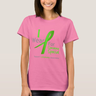 Lymfoom Ik Draag Lime Green voor iemand speciaal T-shirt