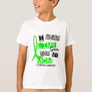 Lymfoom Ik Draag Lime Green voor mijn moeder 37 T-shirt