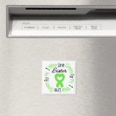 Lymfoom Ik Draag Lime Green voor mijn zuster Magneet (Insitu (Vaatwasser))