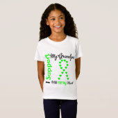 Lymfoom Ik steun mijn opa T-shirt (Voorkant volledig)