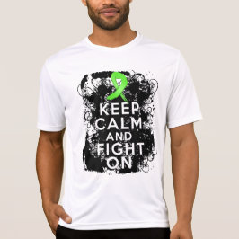 Lymfoom Kalm houden en vechten T-shirt