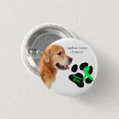 Lymfoom Kanker Ontwerp Voeg uw foto toe Ronde Button 3,2 Cm (Voorkant /achterkant)