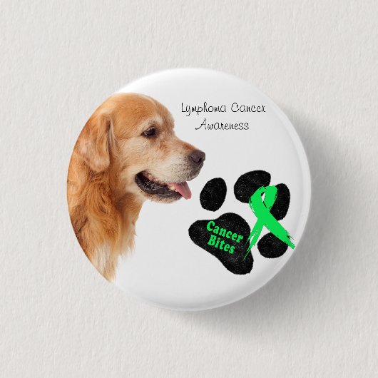 Lymfoom Kanker Ontwerp Voeg uw foto toe Ronde Button 3,2 Cm (Voorkant)
