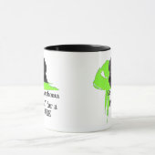 Lymfoom Kanker Steun Hond Groene Lint Mok (Midden)