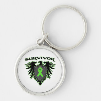 Lymfoom kanker Survivor Crest Sleutelhanger