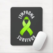 Lymfoom kanker Survivor Mousepad Muismat (Met muis)