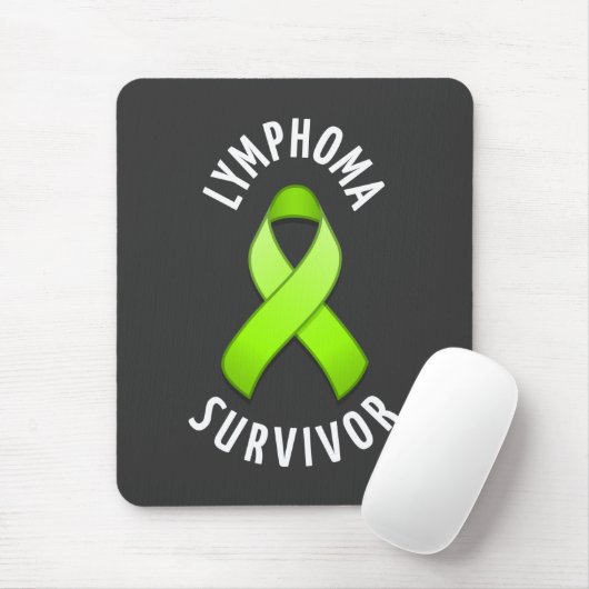 Lymfoom kanker Survivor Mousepad Muismat (Met muis)