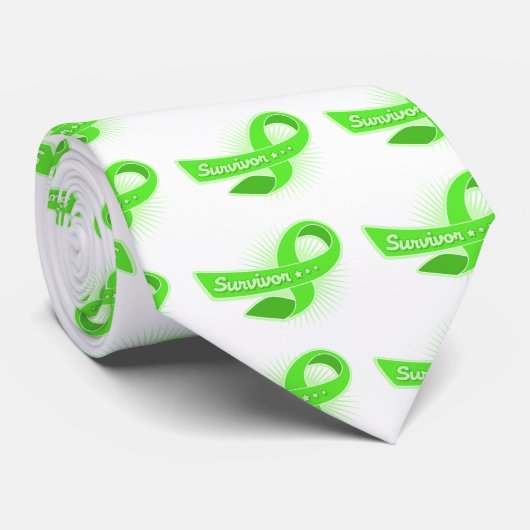 Lymfoom kanker Survivor Stropdas (Opgerold)