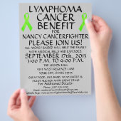 Lymfoom Kankerbestrijder Benefit Flyer (Hand)