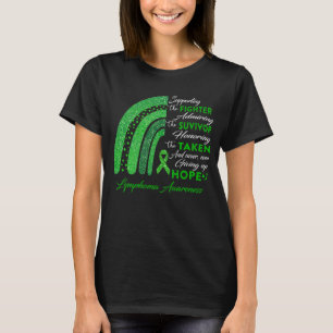 Lymfoom krijger ondersteunende vechter t-shirt