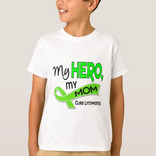 Lymfoom MY HERO MY MOM 42 T-shirt (Voorkant)