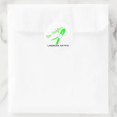 Lymfoom - Non-Hodgkins Survivor Ronde Sticker (Tas)