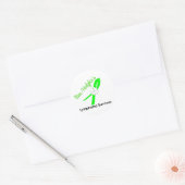 Lymfoom - Non-Hodgkins Survivor Ronde Sticker (Envelop)