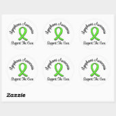 Lymfoom ondersteunende genezing ronde sticker (Vel)
