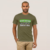 Lymfoom stoort de schoppen niet t-shirt (Voorkant volledig)