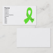 Lymfoom Stylish Ribbon Visitekaartje (Voorkant / Achterkant)
