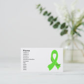 Lymfoom Stylish Ribbon Visitekaartje (Staand voorkant)