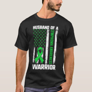 Lymfoom voor de echtgenoot van een strijder-Amerik T-shirt