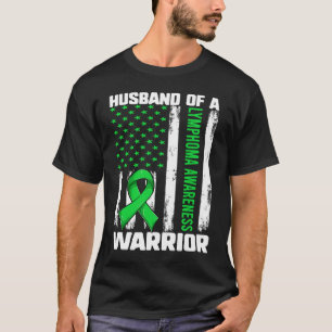 Lymfoom voor de echtgenoot van een strijder-Amerik T-shirt