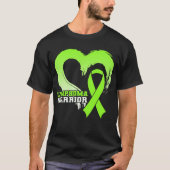 Lymfoom Warrior Awareness Heart T-shirt (Voorkant)