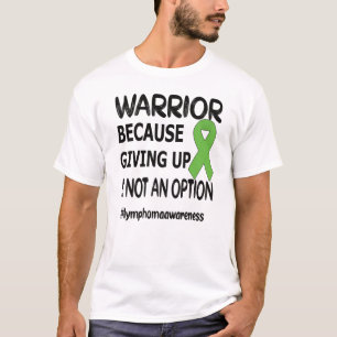 Lymfoom Warrior Hodgkins Lymfoom kanker Overleving T-shirt