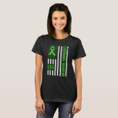 Lymfoom Warrior Lymphoma Bewustheid T-shirt (Voorkant volledig)