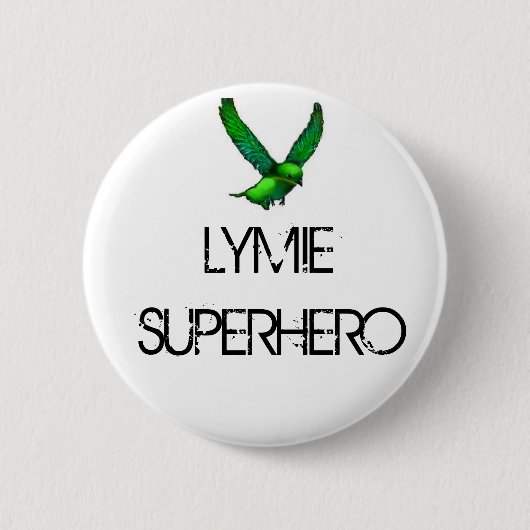 LYMIE SUPERHERO Button (Voorkant)
