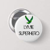 LYMIE SUPERHERO Button (Voorkant /achterkant)