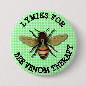 Lymies voor de Button van de Bee Venom-therapie (Voorkant)