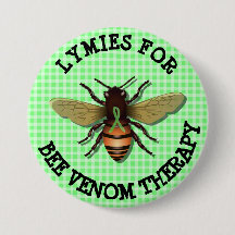 Lymies voor de Button van de Bee Venom-therapie