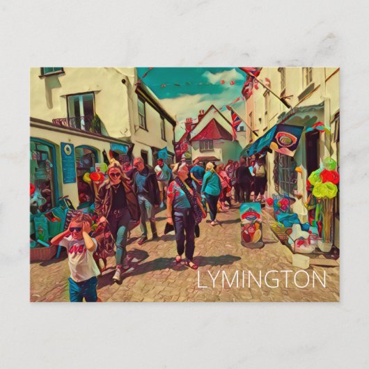 Lymington Briefkaart (Voorkant)
