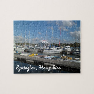 Lymington Hampshire Sailing Boats in Marina Legpuzzel