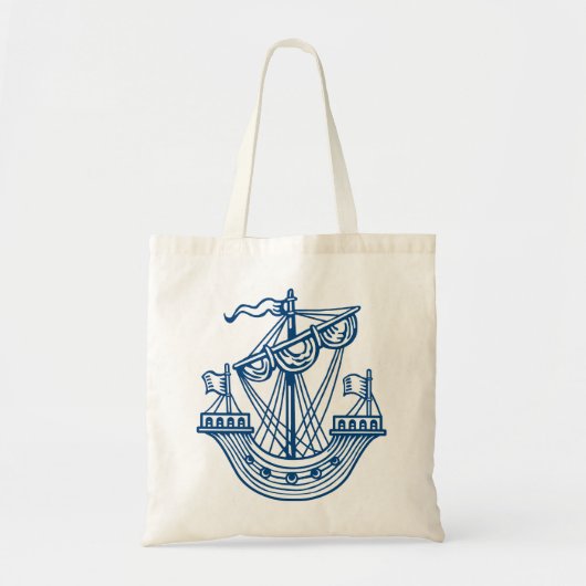 Lymphad (Heraldic Ship) - Walnut Tote Bag (Voorkant)