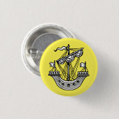Lymphad (Heraldic Ship) - Zwarte Canvas tas Button (Voorkant /achterkant)