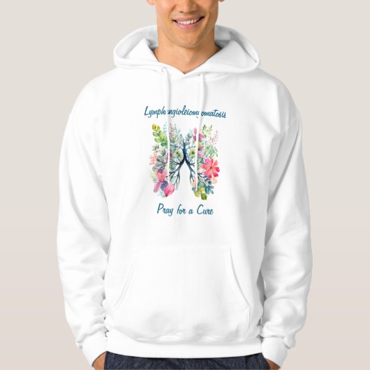 Lymphangioleiomyomatosis LAM 2-zijdig Hoodie (Voorkant)