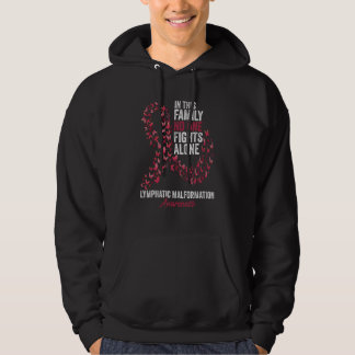 Lymphatic Malformation Awareness Month Burgundy Ri Hoodie