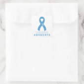 Lymphedema Advocate White Square Sticker (Tas)