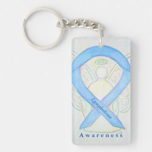 Lymphedema Angel Awareness Ribbon Sleutelhanger