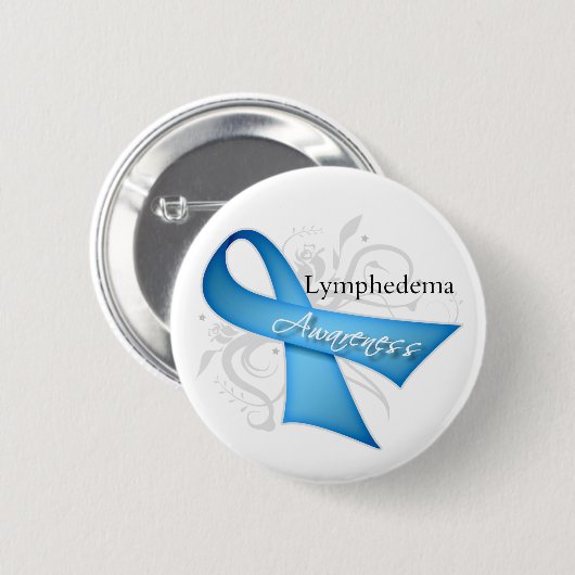 Lymphedema Bewustheid Ronde Button 5,7 Cm (Voorkant /achterkant)