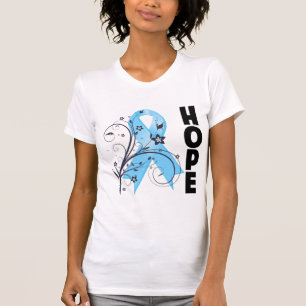 Lymphedema Floral Hope Ribbon T-shirt
