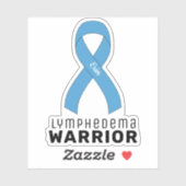 Lymphedema Warrior Vinyl Sticker (Vel)