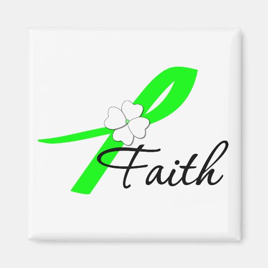 Lymphoma Awareness Faith Magneet (Voorkant)