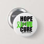 Lymphoma Awareness Hope Love Cure Ronde Button 5,7 Cm (Voorkant /achterkant)