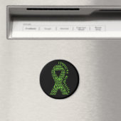 Lymphoma Awareness Lime Green Ribbon Magneet (Insitu (Vaatwasser))
