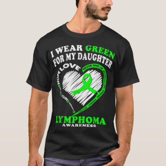 Lymphoma Awareness Shirt - ik Draag groen voor mij